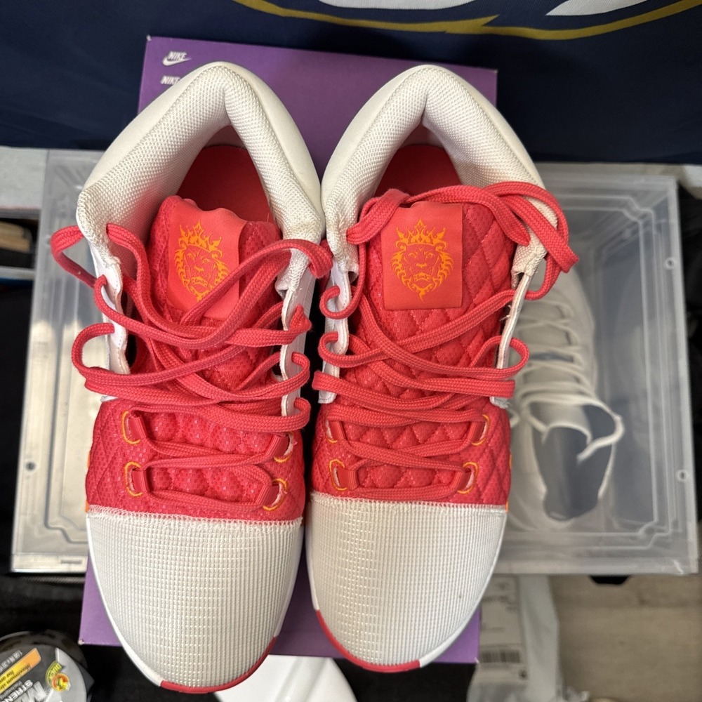 Nike Lebron Witness 8 Dunkin Donuts Edition Men 11.5 Basketball Shoe Fb2239-104 View 6